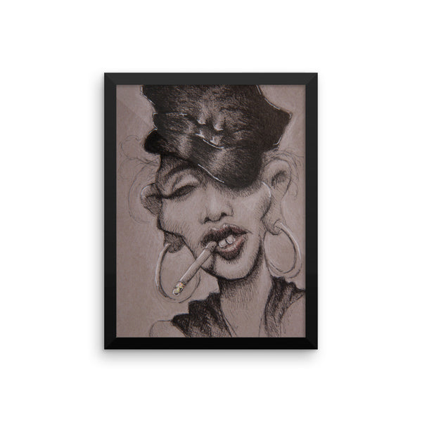 Framed Photo Paper Poster - Madge