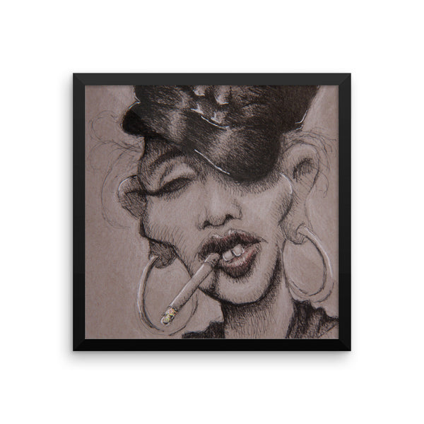 Framed Photo Paper Poster - Madge