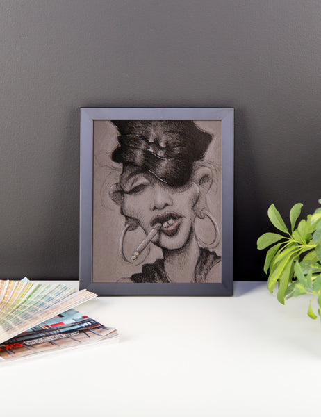 Framed Photo Paper Poster - Madge