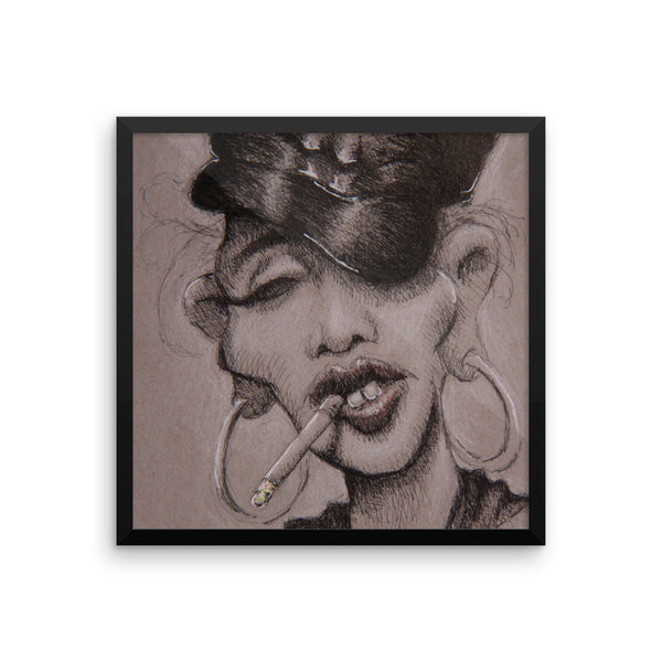 Framed Photo Paper Poster - Madge